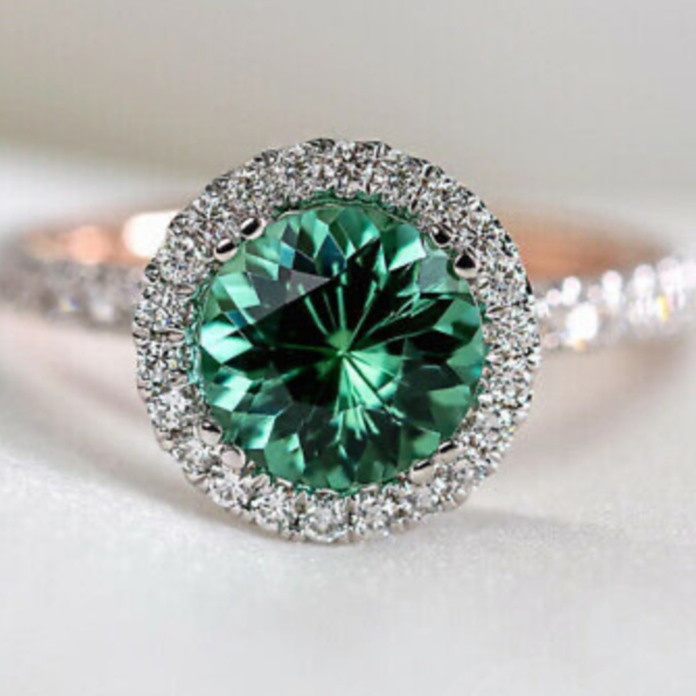 NEW 925 Sterling Silver Gorgeous Two tone Ring - Picture 4 of 5